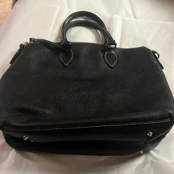 Dooney & Bourke black pebbled leather satchel - Picture 6 of 8